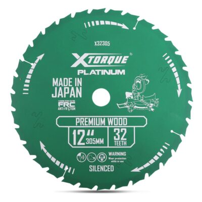 Xtorque X32305 Platinum 305mm (12") 32-Teeth Premium Wood Carbide Tipped Saw Blade - MADE IN JAPAN