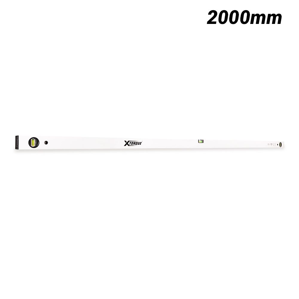 Xtorque XTSL200C 2000mm White Low Profile Spirit Level