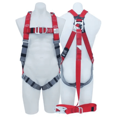 3M 70804400706 (AB126-36S) 3M™ PROTECTA® PRO Riggers with Adj Integral Lanyard and Snap Hook AB126-36S, Red and Grey, Small, 1 EA/Case