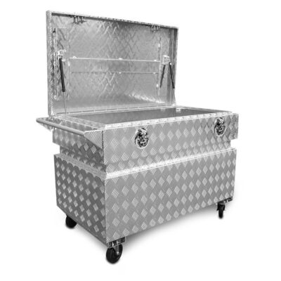 Daytona BSITEBOX 2.0mm 1180 x 700 x 750mm Aluminium Site Box on Wheel