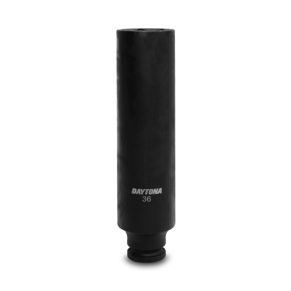 Daytona DLS3612 36mm x 200mm long 1/2" Drive 6 Point Extra Long Deep Impact Socket