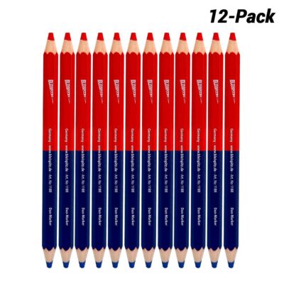 Bleispitz 1171-12 12-Pack 175mm Red/Blue Duo-Marker Coloured Pencils - MADE IN EUROPE