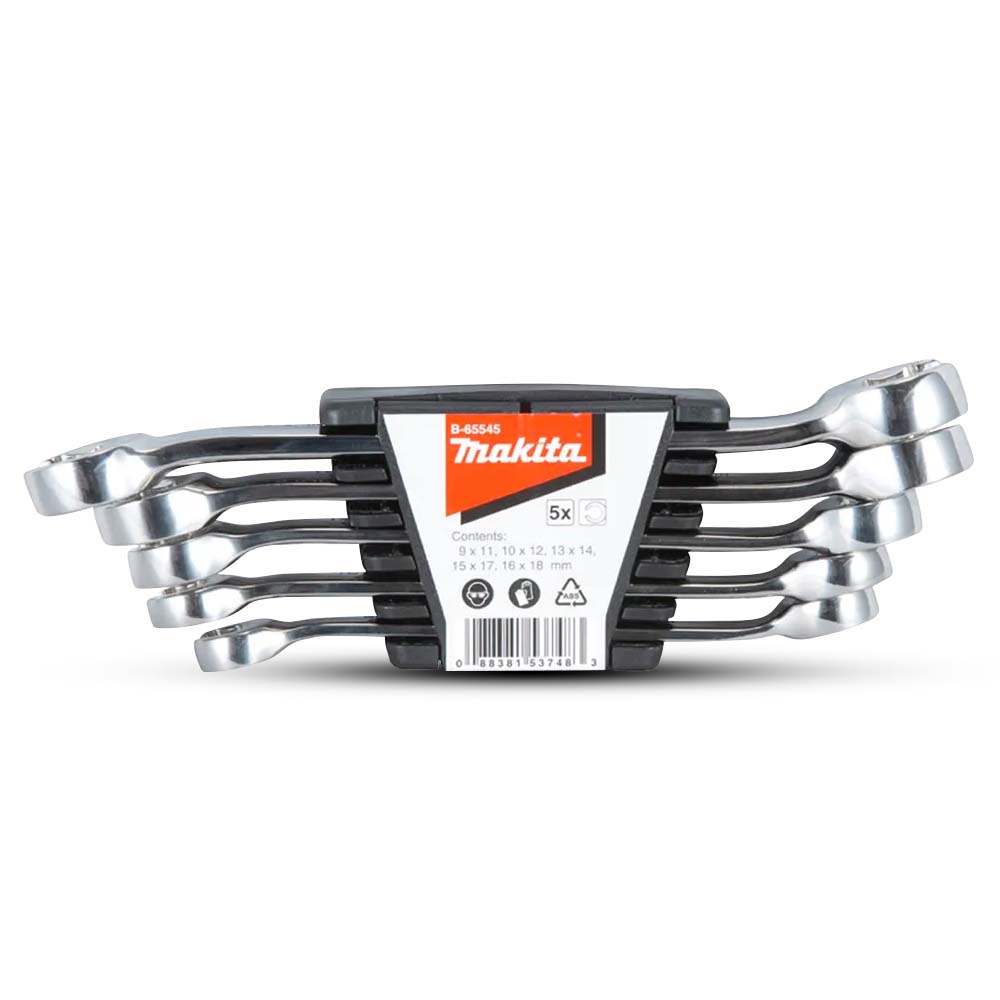 Makita B-65545 5pce Metric Flare Nut Wrench Set