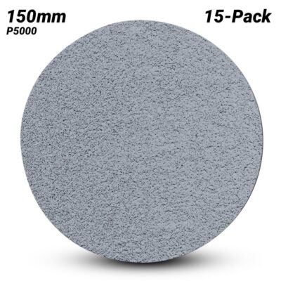 3M 7100003887-15PK (60455067029) 15-Pack 150mm P5000 Grit Trizact Hookit Foam Abrasive Disc