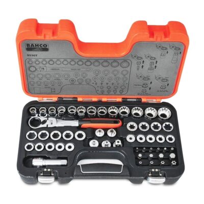 Bahco S530T 53pce Go-Through Socket Set