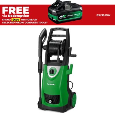 HiKOKI AW150(H1Z) 2000W 2175psi High Pressure Washer