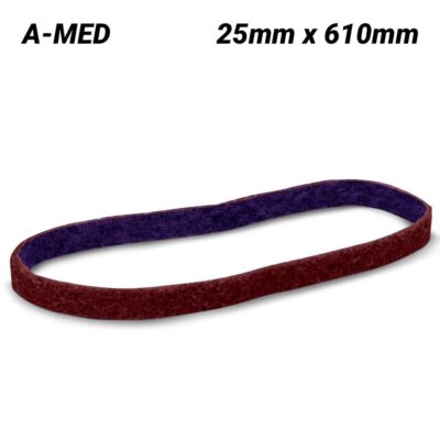 3M 7010569270 (AC010593476) 25mm x 610mm Scotch-Brite A-MED Durable Flex Belt