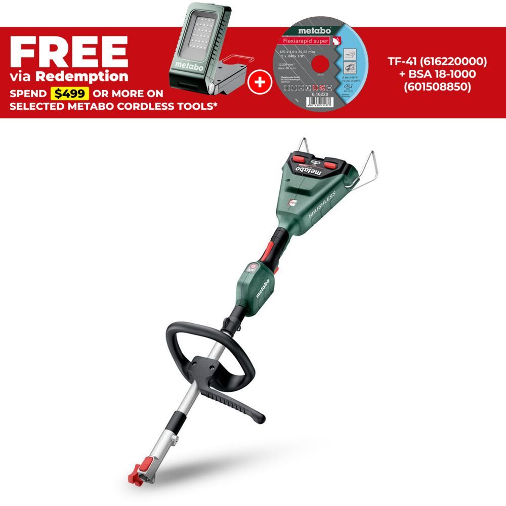 Metabo MA 36-18 LTX BL Q (601725850) 36V (18V x 2) Li-ion Cordless Brushless Multi-Function Powerhead - Skin Only