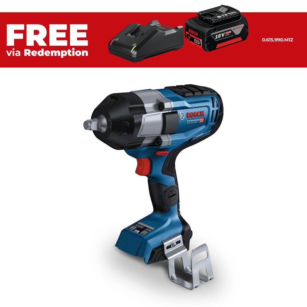 Bosch GDS 18V-1000 C (0.601.9J8.000) 18V Li-ion Cordless Brushless BITURBO 1/2" Impact Wrench - Skin Only