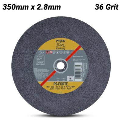 PFERD 80T 350-2.8 L PSF CHOP STEELOX (73001321) 350mm x 2.8mm Low Speed Stationary Cut Off Wheel