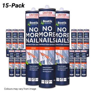 Bostik 3060700612PK 15-Pack 320g No More Nails Solvent Based Construction Adhesive