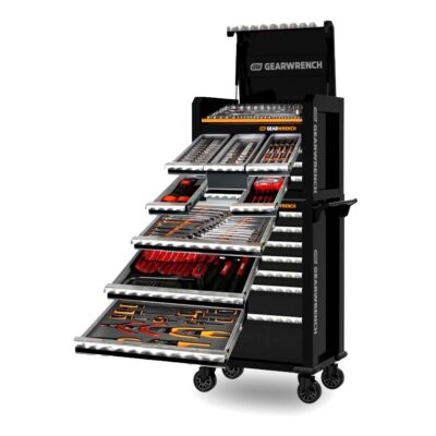 GEARWRENCH 77015 323pce Combination Tool Kit with 7 Drawer Tool Chest & 7 Drawer Roller Cabinet