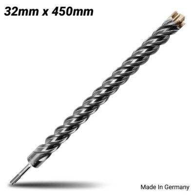 Xtorque X324504 Platinum SDS PLUS 32mm x 450mm Platinum 4 Cutter Drill Bit - MADE IN GERMANY