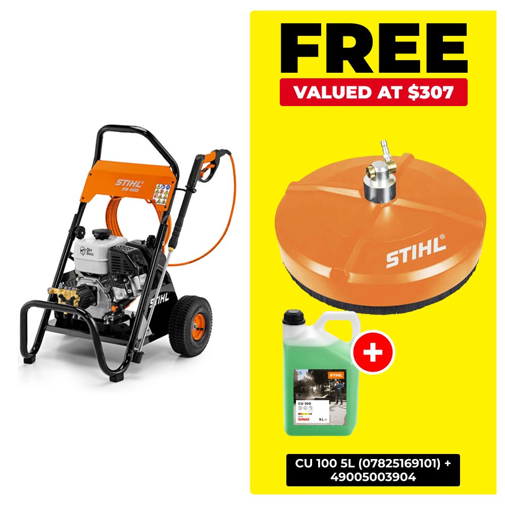 STIHL RB 400 (47900124604) 6.5HP 2700PSI 10.3LPM Petrol Pressure Washer