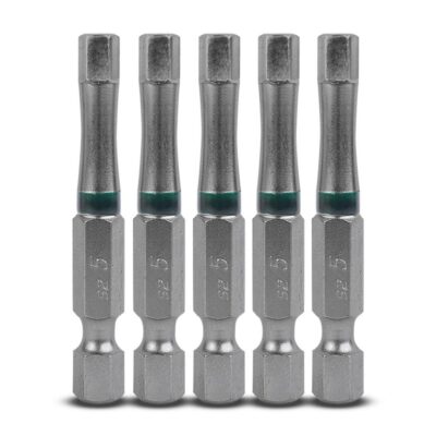 Xtorque 5PKHT550 50mm Hex Tamper Head Torsion Driver Bit - 5 Pack