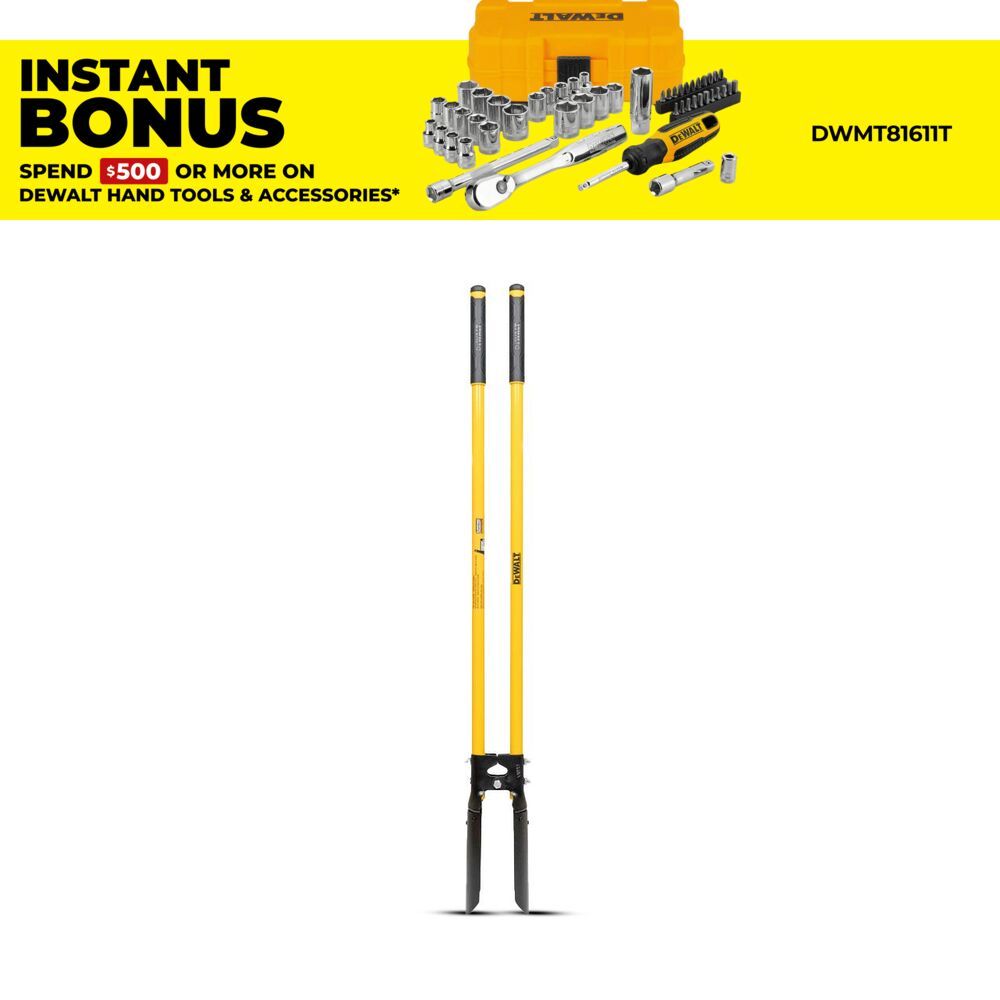 DeWalt DXLHA2607 46" Fiberglass Handle Post Hole Digger
