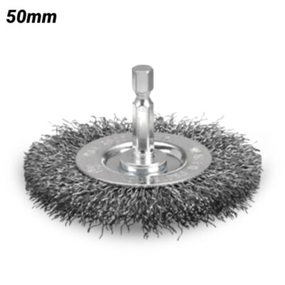Bordo 5132-50S 50mm Steel Crimp Wire Wheel Brush with Hex Shank