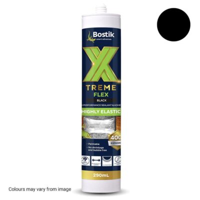 Bostik 30610681 Xtreme Flex 290ml High Performance MS Sealant & Adhesive Cartridge - Black