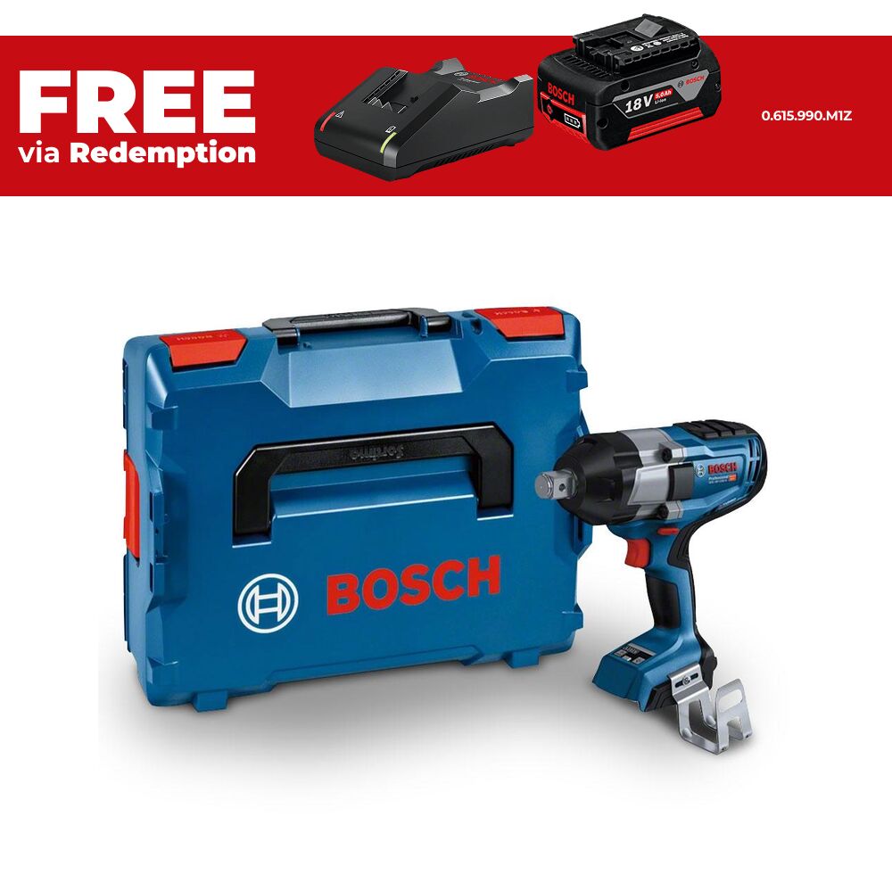 Bosch GDS 18V-1050 H 3/4" L-Box (0.601.9J8.501) 18V Li-ion Cordless Brushless BITURBO 3/4" Impact Wrench in L-BOXX - Skin Only