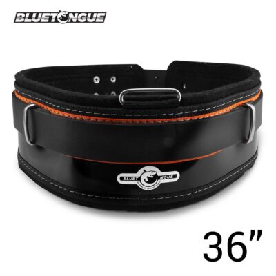 Bluetongue BLU4158 36" Black Leather Heavy Duty Tool Belt With Back Support