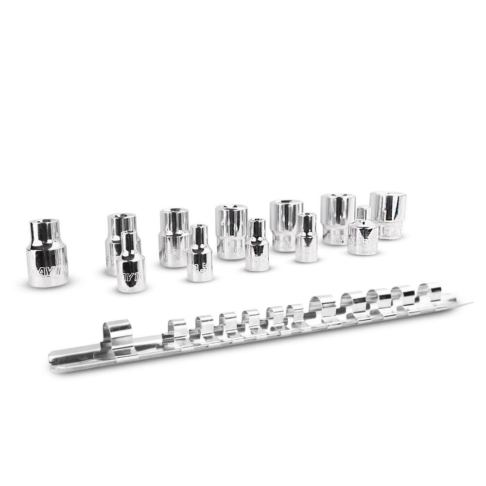 Daytona D12ETS 12pce 1/4" & 3/8" E-Drive Socket E5-E20 Female Torx Socket Set