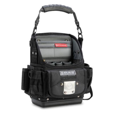 Veto Pro Pac VETOTP6B-BLACK (VPP10834) Tech Tool Pouch w/Plastic Base - Black Out