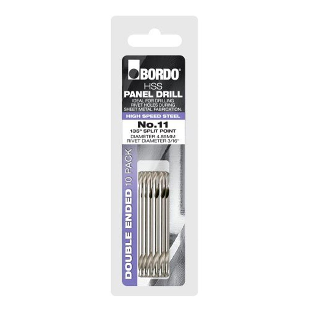 Bordo 2345-11T No.11 Bright Double Ended Panel Drill