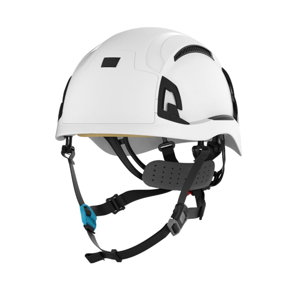 JSP Safety ARC170-000-1AN EVO Alta Skyworker Vented White Helmet With Wheel Ratchet