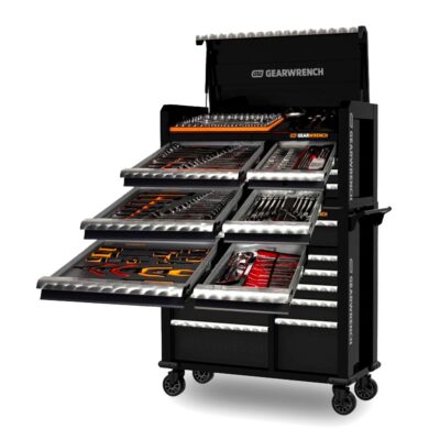 GEARWRENCH 77006 270pce Combination Tool Kit with 8 Drawer Tool Chest & 11 Drawer Roller Cabinet