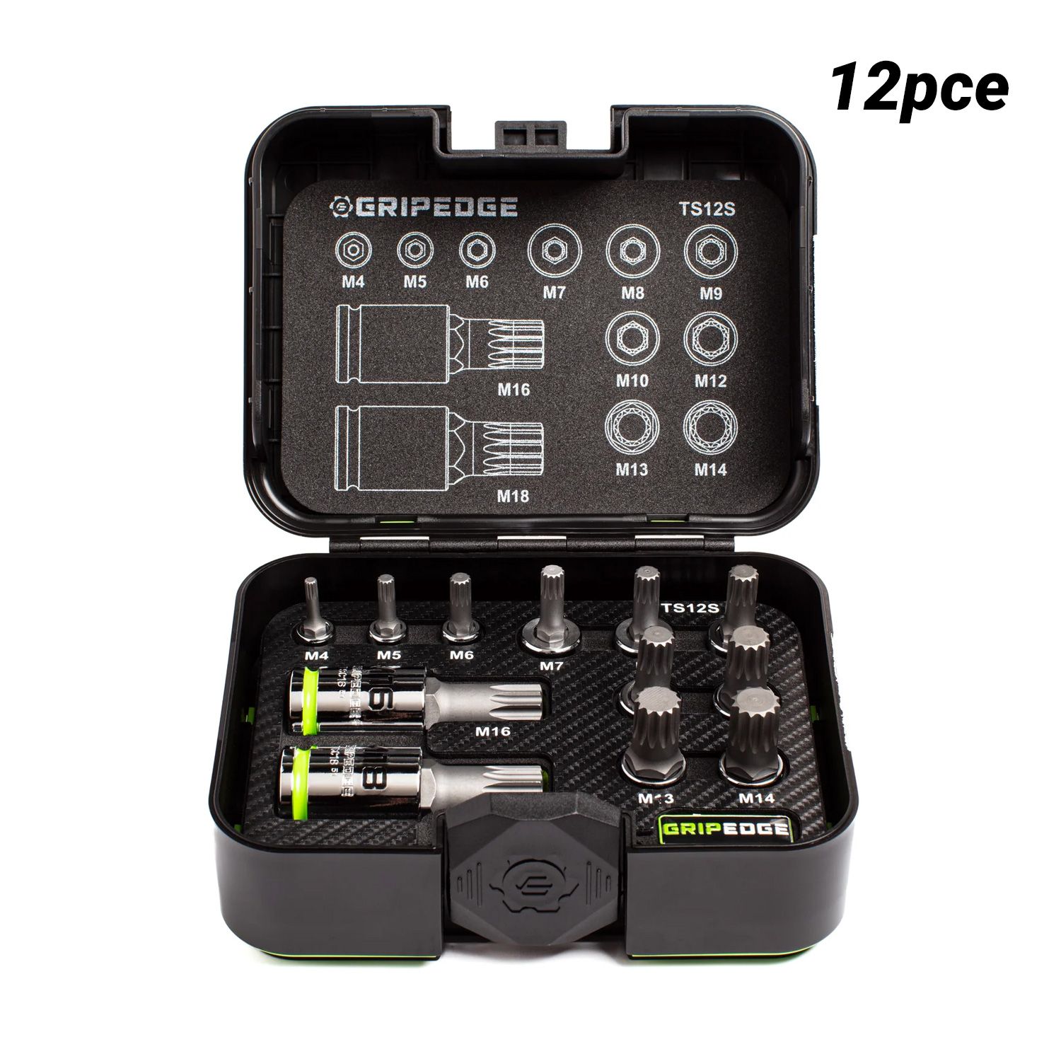 GRIPEDGE TS12S 12pce Triple Square Driver Set