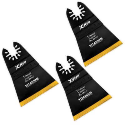 Xtorque X65T 3-Pack 65mm Bi-Metal Titanium Coated Plunge Cutting Multi Tool Blades