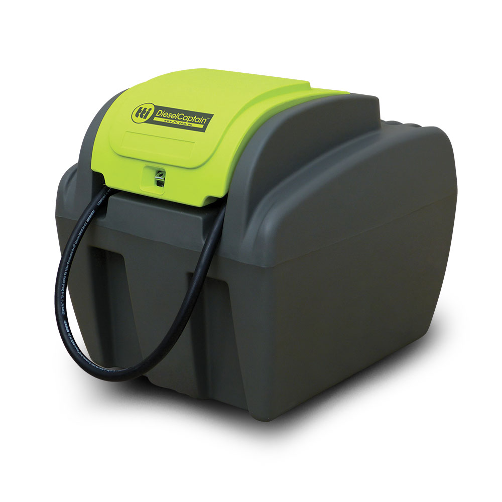 TTi DUL0200ALF045V1 12V 200L DieselCaptain™ Tall Fuel Diesel Tank with 45L/min Piusi Pump & 6m Hose
