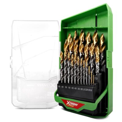 Xtorque XP25M2 Platinum 25pce HSS M2 Sharkstep Drill Bits Set