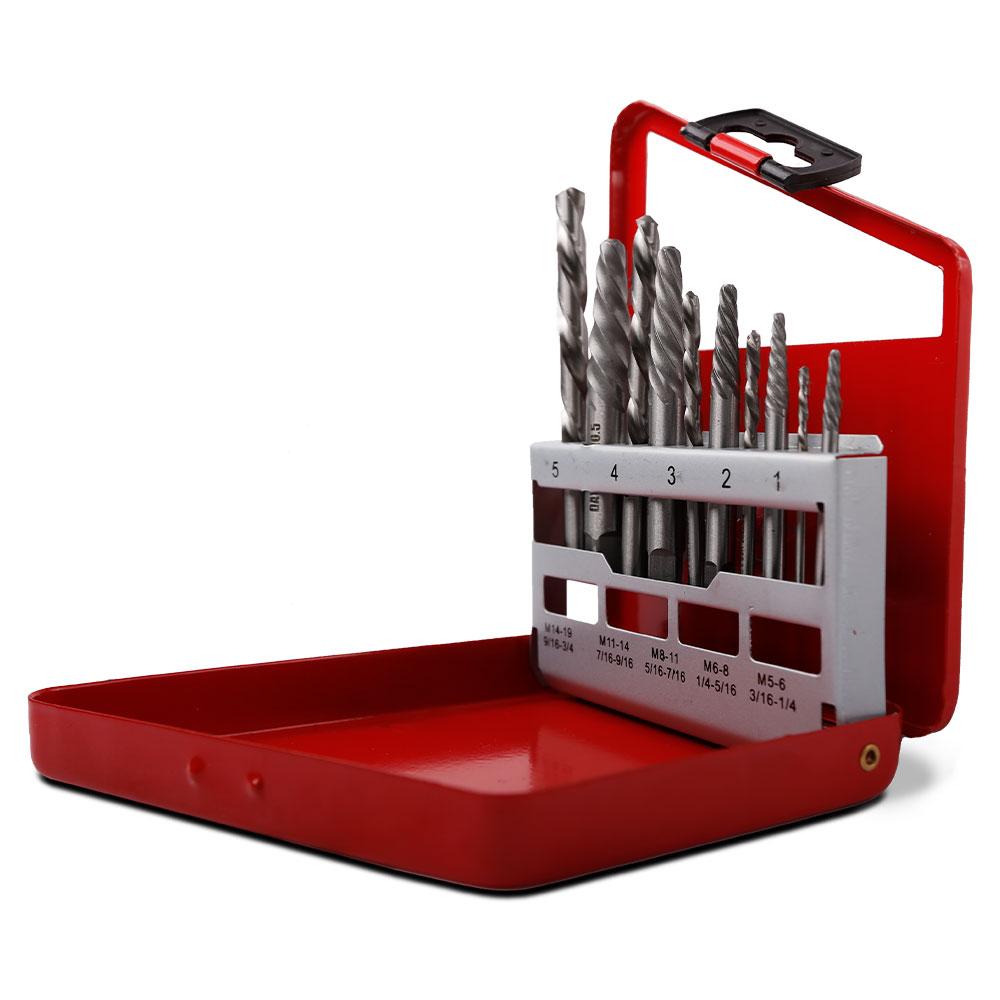 Daytona DSED10 10pce Screw Extractor and HSS Drill Bit Set
