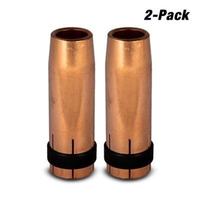 UNIMIG PGN38CON 2-Pack Binzel Style 38 Conical MIG Gas Nozzles to Suit Razor 200