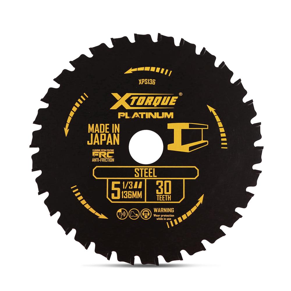 Xtorque XPS136 Platinum 136mm (5-1/3") 30-Teeth Steel Carbide Tipped Saw Blade - MADE IN JAPAN