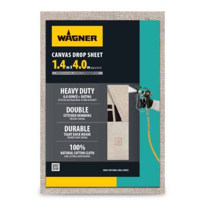 Wagner 2493096 1.4m x 4.0m Professional Canvas Drop Sheet