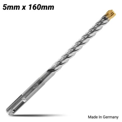 Xtorque X51604 Platinum SDS PLUS 5mm x 160mm Platinum 4 Cutter Drill Bit - MADE IN GERMANY