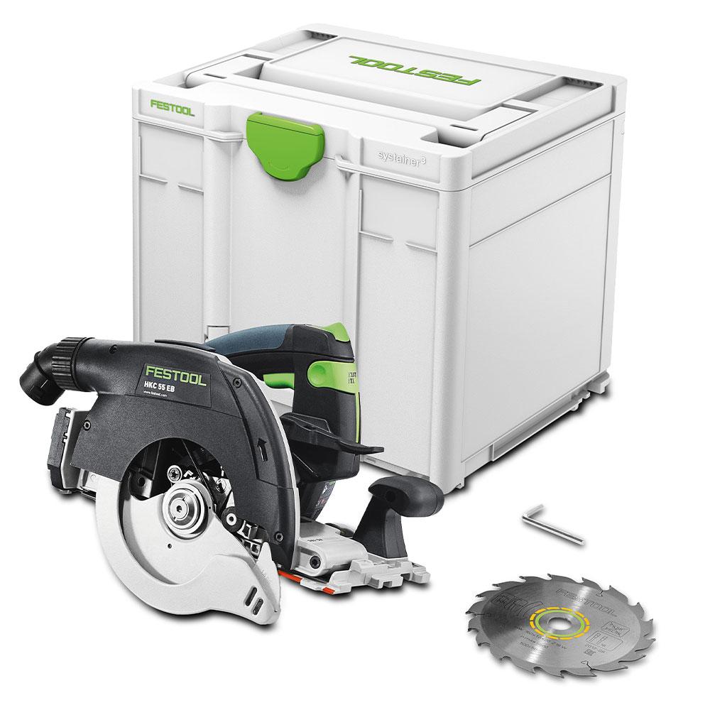 Festool HKC 55 EB-Basic (576163) 18V 160mm Cordless Circular Saw Basic in Systainer