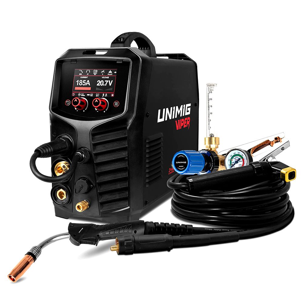 UNIMIG U11260 VIPER MULTI 185 Multi Process Pulse MIG/TIG/STICK 10A Welder