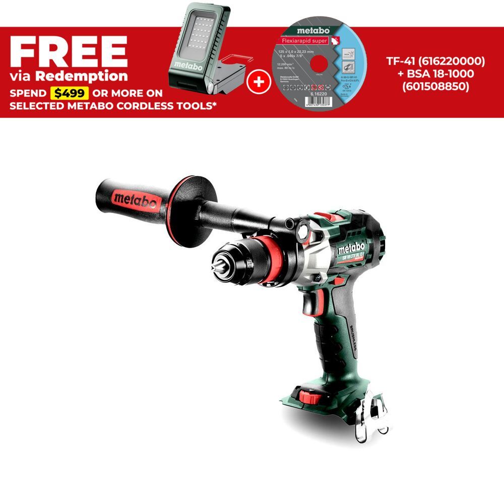 Metabo SB 18 LTX BL Q I (602361850) 18V Li-ion Cordless Brushless Hammer Drill - Skin Only