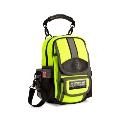 Veto Pro Pac VETOMBHV (VPP10239) Small Tech Meter Tool Pouch - Hi Vis Yellow