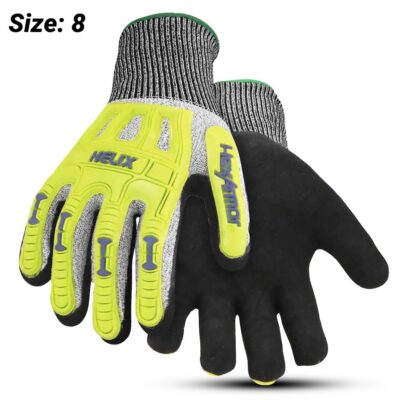 Uvex 209608 HexArmor Helix Impact Gloves (SIZE 8)
