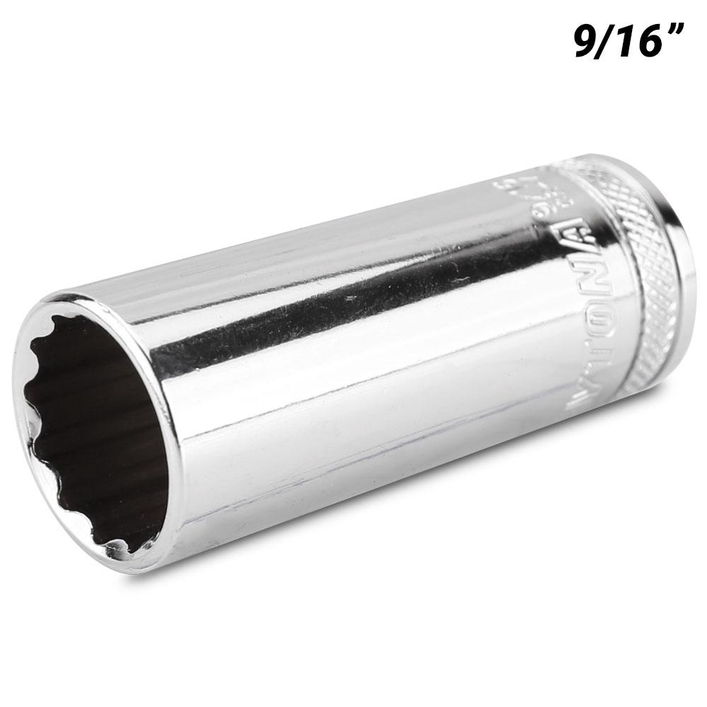 Daytona D14916DS 1/4" Drive 12 Point 9/16" AF Imperial Deep Socket