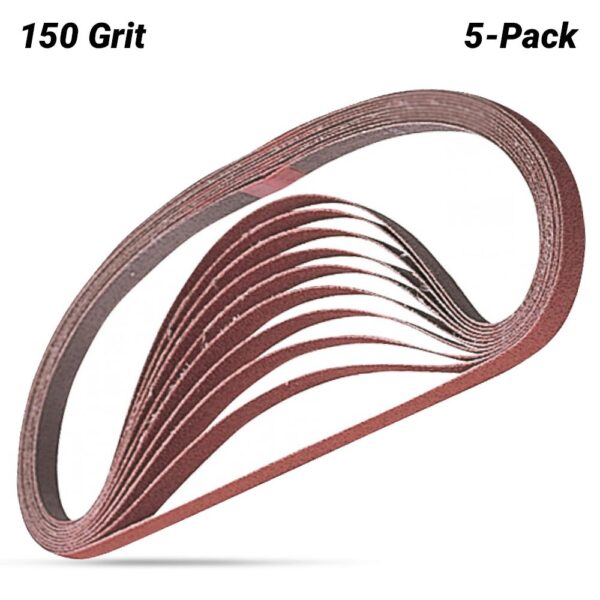 Makita P-43309 5-Pack 150G 9 (0.35") x 533mm Abrasive Belt Sanders