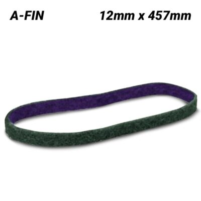 3M 7100010673 (61500295912) 12mm x 457mm Scotch-Brite A-FIN Durable Flex Belt