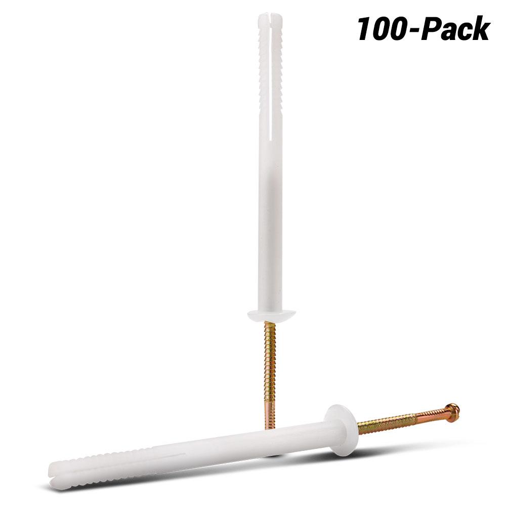 Fixed Fasteners F6575MA 100-Pack 6.5 x 75mm Mushroom Head Nail In Anchors