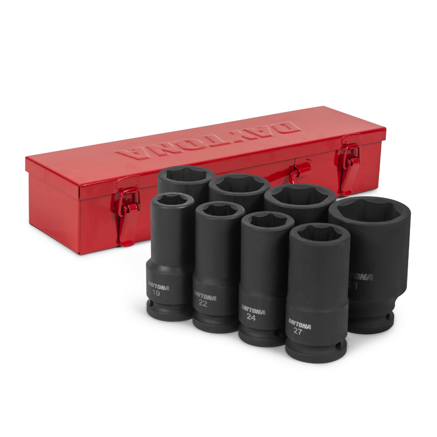 Daytona DISM834 8pce 3/4" Deep Impact 19-41mm Metric Socket Set