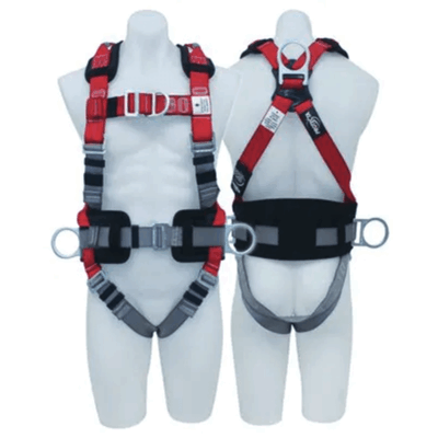 3M 7012891046 (70007950929) 3M™ PROTECTA® PRO All Purpose Harness AB124M, Red and Grey, Medium, 1 EA/Case