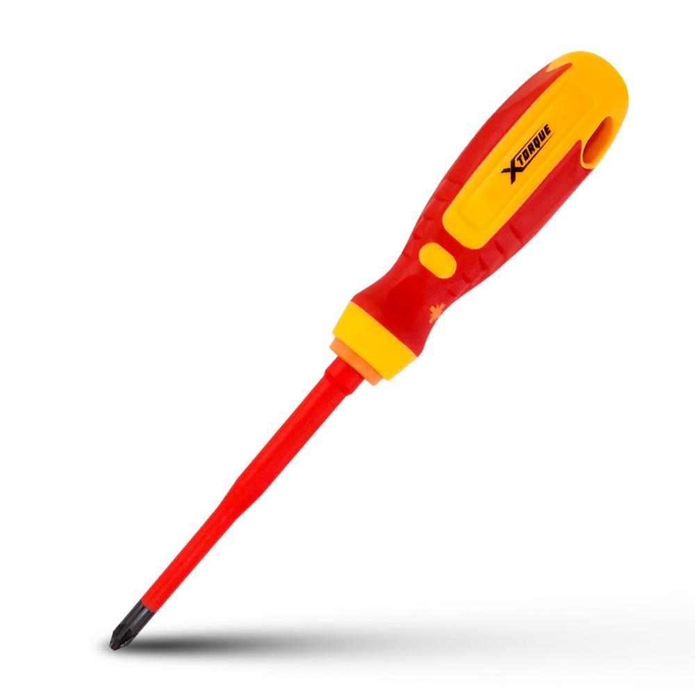 Xtorque XPZ2S 100mm 100V VDE Slimline PZ2 Pozidriv Screwdriver